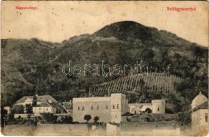 Szilágysomlyó, Simleu Silvaniei; Magura, Simai kastély, nyaraló, szőlő. Sternberg Ignác kiadása / castle, villa, vineyards (gyűrődés / crease)