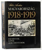 Siklós András: Magyarország 1918-1919. Események, képek, dokumentumok. Bp., 1978, Kossuth-Magyar Helikon. Fekete-fehér fotókkal illusztrált. Kiadói egészvászon-kötés, kiadói papír védőborítóban.