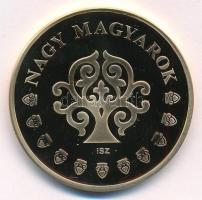 ifj. Szlávics László (1959-) 2012. "Nagy Magyarok / Hunyadi Mátyás" aranyozott Cu emlékére...