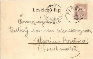 1900 Piski, Simeria; híd. Kass Gusztáv kiadása / bridge (felületi sérülés / surface damage)