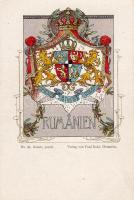 Wappen der Rumänien Litho