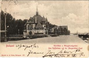 1903 Budapest XIII. Margitsziget, kávéház. Komlós A. és társa 121.