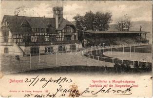 1903 Budapest XIII. Margitsziget, sporttelep. Komlós A. és társa 121. (EB)