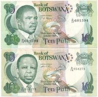 Botswana 1982. 10P + 1999-2002. 10P T:F Botswana 1982. 10P + 1999-2002. 10P C:F