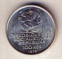 Csehszlovákia 1978. 100K Ag "VI.Károly halálának 600. évfordulója" T:1