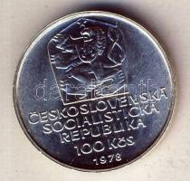 Csehszlovákia 1978. 100K Ag "VI.Károly halálának 600. évfordulója" T:1