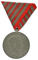 1918. "Sebesültek Érme" Zn kitüntetés, három sebesülés után járó mellszalaggal. Szign.: R. Placht T:XF oxidáció Hungary 1918. "Wound Medal" Zn decoration with ribbon for the 3rd time wound. Sign.: R. Placht C:XF corrosion NMK 328.