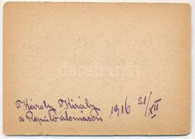 1916 Károly király a repülőállomáson / K.u.K. Kriegsmarine / WWI Austro-Hungarian Navy, Charles I of...