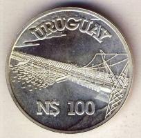 Uruguay 1981. 100NS Ag "Vízierőmű" T:1