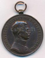 1917. "Károly Bronz Vitézségi Érem" bronz kitüntetés mellszalag nélkül. Szign.: Kautsch T:VF Hungary 1917. "Bronze Gallantry Medal" bronze decoration without ribbon. Sign.: Kautsch C:VF NMK.: 310.