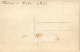 1917 Pola, Pula; K.u.K. Kriegsmarine Seeflugzeug / WWI Austro-Hungarian Navy, A Lohner flying boat s...