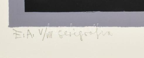 Benes József (1938-2017): Tükör előtt, 1982. Szitanyomat, papír, jelzett, E.A. V./VII. számozással, ...