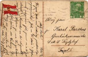 1914 Proviantkommission. K.u.K. Kriegsmarine / WWI Austro-Hungarian Navy officers tasting lunch. Pho...