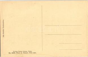 Proviantkommission. K.u.K. Kriegsmarine / WWI Austro-Hungarian Navy officers tasting lunch. Phot. A....