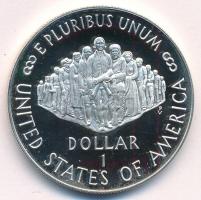 Amerikai Egyesült Államok 1987S 1$ Ag "Az Egyesült Államok Alkotmányának 200. évfordulója"...