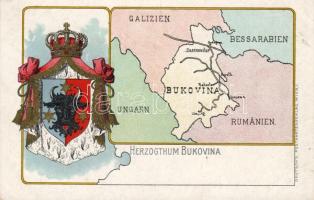 Wappen der Bukovina Litho