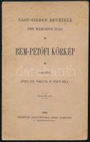 Bem-Petőfi körkép. Nagy-Szeben bevétele 1849. márczius 11-én. Festette: Syka Jan, Vágó Pál és Spányi Béla. Bp., 1898, Werbőczy Könyvnyomda Rt., 20 p. Kiadói papírkötés, kissé foltos borítóval, az elülső borítón bélyeggel és emlékbélyegzéssel! Rendkívül ritka!