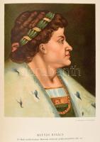 Márki Sándor (szerk.): Mátyás király emlékkönyv. Bp., 1902, Athenaeum. Kiadói aranyozott, dombornyom...