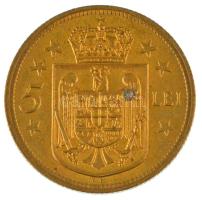 Románia 1930. 5L Ni-sárgaréz "I. Mihály" T:XF
Romania 1930. 5 Lei Ni-brass "Mihai I&...