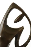 Milo jelzéssel: Női akt. Bronz, kőtalapzaton, m: 53 cm (talapzattal együtt)