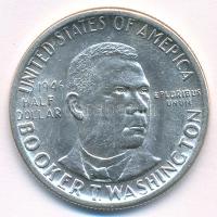 Amerikai Egyesült Államok 1946. 1/2$ Ag Booker T. Washington tanúsítvánnyal T:AU  USA 1946. 1/2 Dollar Ag Booker T. Washington with certificate C:AU Krause KM#198