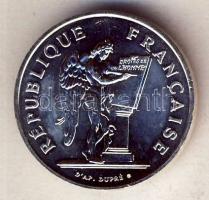 Franciaország 1989. 1Fr Ag "Emberi jogok" T:2