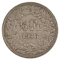 Svájc 1946B 1/2Fr Ag T:XF
Switzerland 1946B 1/2 Franc Ag C:XF