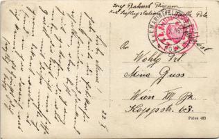 1916 K.u.K. Kriegsmarine / WWI Austro-Hungarian Navy, soldiers and mariner near the Pola Flying Boat...