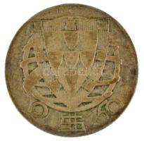 Portugália 1947. 2,5E Ag T:F patina
Portugal 1947. 2,5 Escudos Ag C:F patina