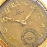 14K arany (Au) Omega női karóra, kézi felhúzós szerkezettel. Jelzett tok, jelzett szerkezet. Dupla, ...