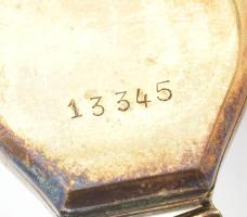 14K arany (Au) Omega női karóra, kézi felhúzós szerkezettel. Jelzett tok, jelzett szerkezet. Dupla, ...