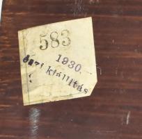 Sárdy Brutus (1892-1970): Erdőszéle. Olaj, karton, jelzés nélkül, hátoldalán 1930 őszi kiállítás rag...