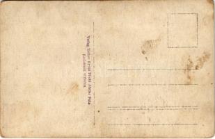 K.u.K. Kriegsmarine Seeflugzeug / WWI Austro-Hungarian Navy, group of sailors hauling Mn-type flying...