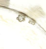 7 db Ezüst (Ag) poháralátét. Dianás jelzéssel, mesterjeggyel, össz 164g d: 8,5 cm