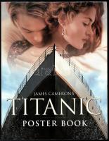 1998 James Cameron's Titanic Poster Book. A film jeleneteit ábrázoló 12 db nagyméretű poszter (63,5x51 cm), könyv formátumban. Komplett.