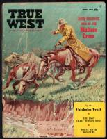 1961 True West c. amerikai magazin júniusi száma. Fekete-fehér képekkel, angol nyelven. Kissé sérült, szétvált borítóval, 64 p.