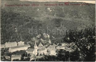 1906 Trencsénteplic-fürdő, Kúpele Trencianske Teplice; Kiadja Wertheim Zsigmond