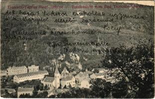 1910 Trencsénteplic-fürdő, Kúpele Trencianske Teplice; Kiadja Wertheim Zsigmond