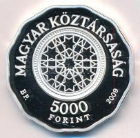 2009. 5000Ft Ag "Dohány utcai zsinagóga" kapszulában, certifikáttal, tájékoztatóval T:PP A...