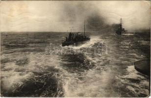 1911 SMS Alligator osztrák-magyar torpedónaszád, később Tb 52 / K.u.K. Kriegsmarine SM Hochseetorpedoboot Alligator / Austro-Hungarian Navy torpedo boat. Phot. A. Beer (EK)