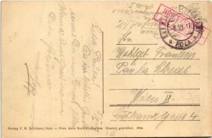 1917 Pola, Pula; Schulung der K.u.K. Kriegsmarine Marine Taucher. F.W. Schrinner, Phot. Alois Beer 1...