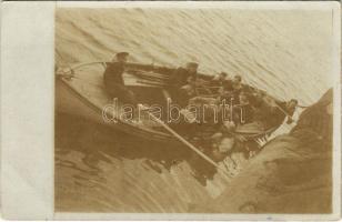 K.u.K. Kriegsmarine Taucher / osztrák-magyar haditengerészet búvára / Austro-Hungarian Navy diver. photo (EK)