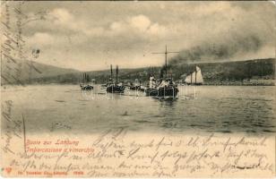 1903 K.u.K. Kriegsmarine Boote zur Landung / Imbarcazione a rimorchio / Austro-Hungarian Navy landing (EK)