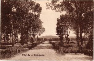 1918 Pöstyén, Piestany; park. Vasúti Levelezőlapárúsítás 4817.