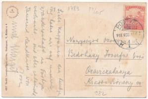 1918 Pöstyén, Piestany; park. Vasúti Levelezőlapárúsítás 4817