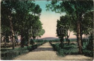 1917 Pöstyén, Piestany; park (gyűrődések / creases)