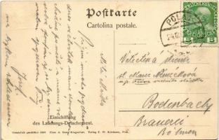 1909 K.u.K. Kriegsmarine Einschiffung des Landungs-Detachement / Austro-Hungarian Navy mariners on m...