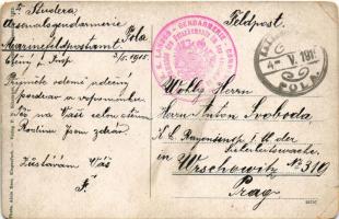 1915 K.u.K. Kriegsmarine Marine Landungs Manöver / Austro-Hungarian Navy mariners' training on ...