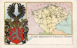 Wappen der Böhmen Litho
