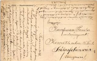 K.u.K. Kriegsmarine Gewehrexerzieren / Austro-Hungarian Navy training, mariners on mainland. R. Mari...